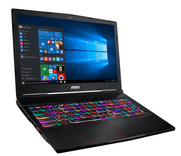 MSI GE63 i7-8750H/16GB/256+1TB/Win10 RTX2060 144Hz - 473536 - zdjęcie 10